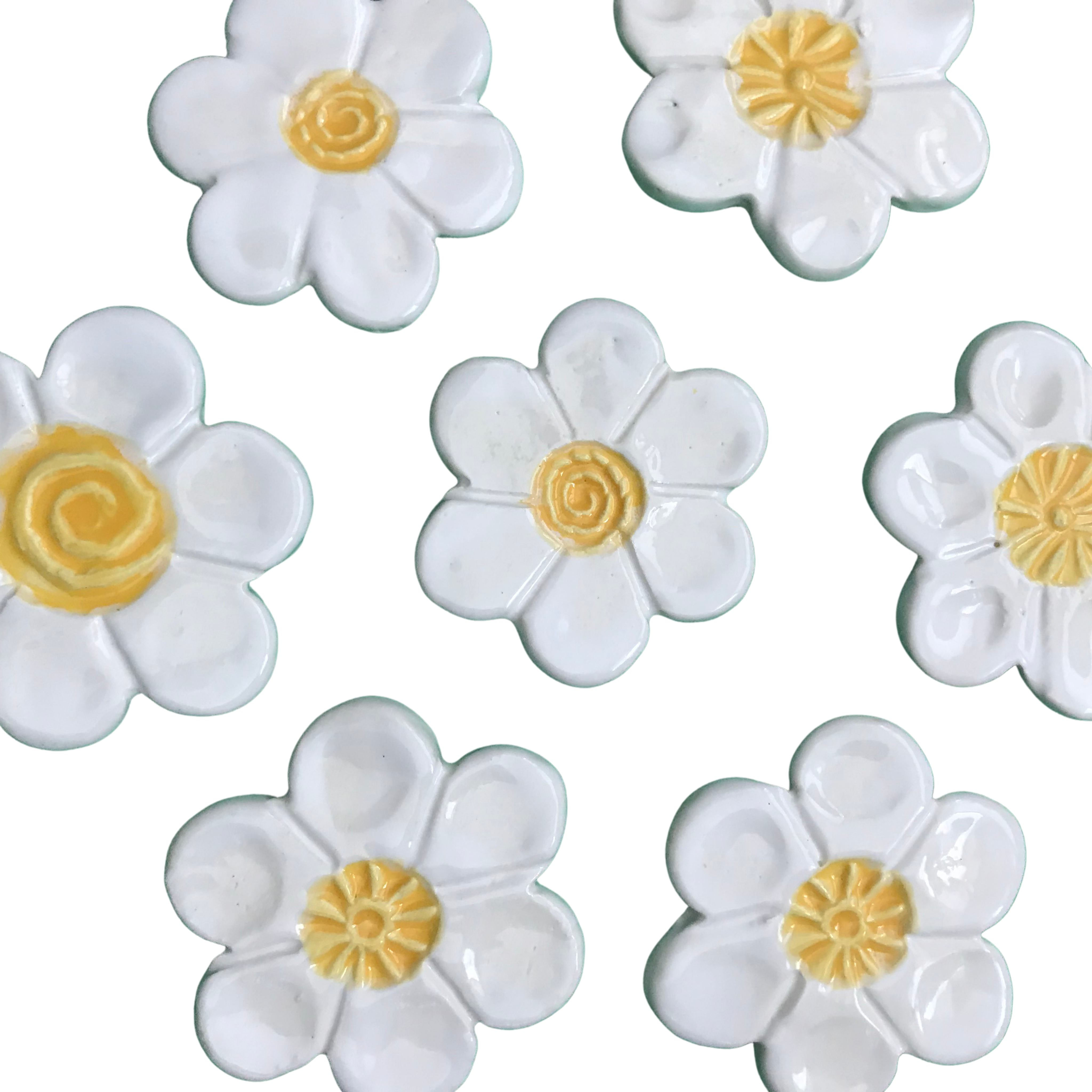 Lorraine Oerth Co. - Magnet - Happy Daisy - White