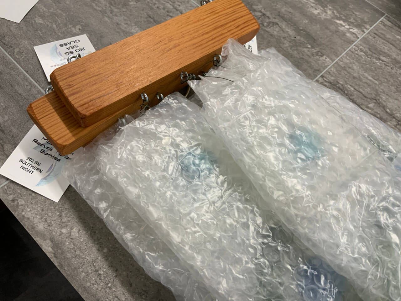 Bottle Benders-Wood Chime