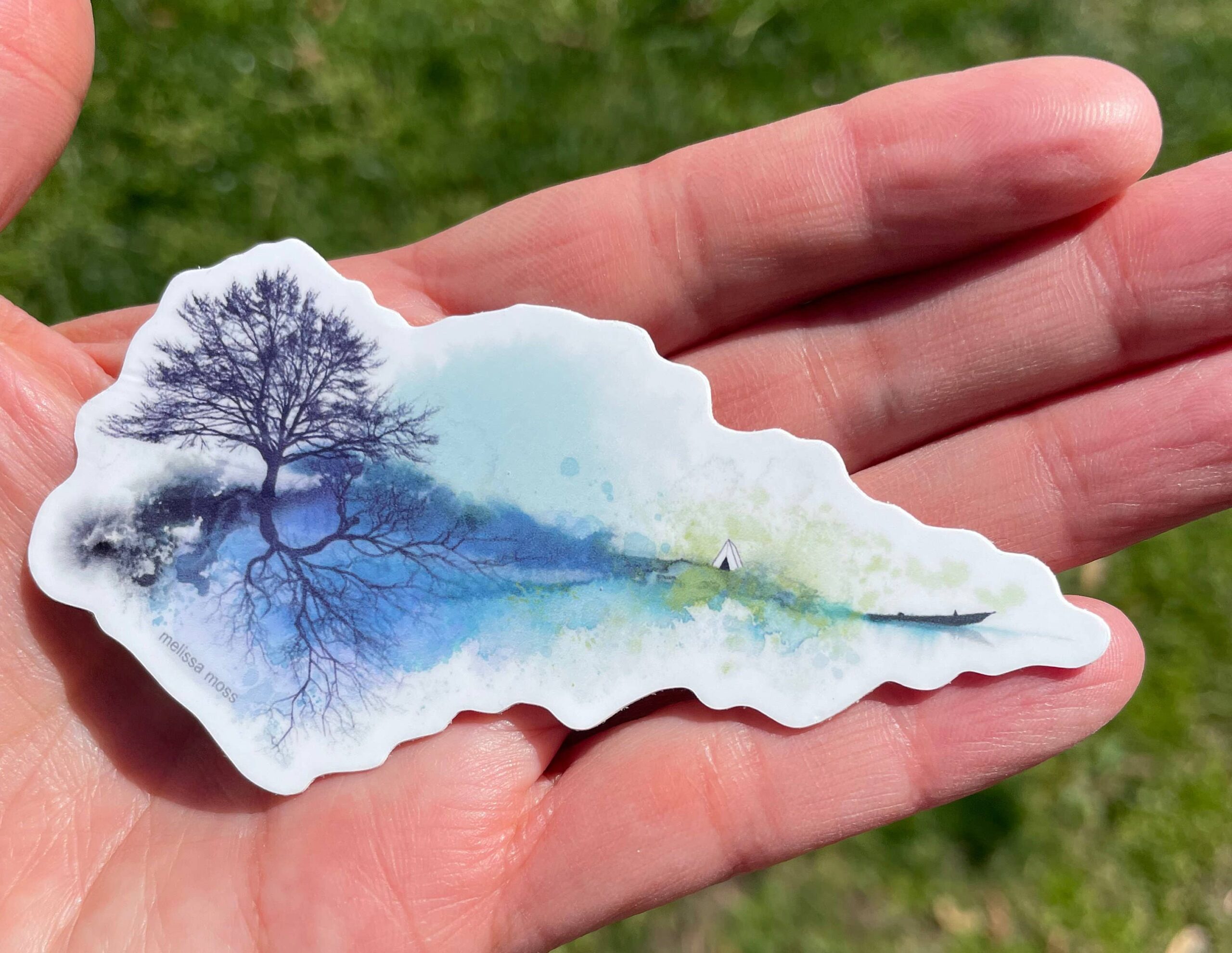 Melissa Moss Art - In the Moment - Sticker