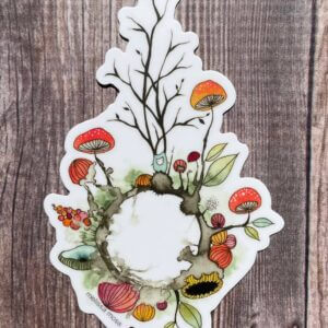 Melissa Moss Art – My Own Little World – Sticker