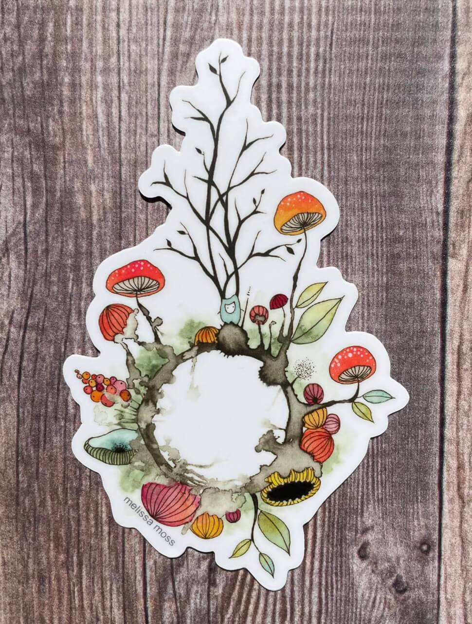 Melissa Moss Art - My Own Little World - Sticker