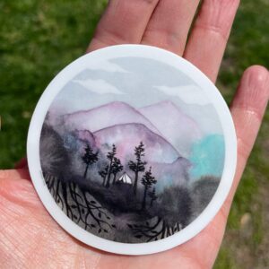 Melissa Moss Art – The Sound of Silence – Sticker
