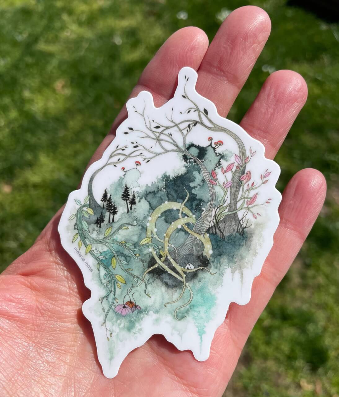 Melissa Moss Art - Sweet Dreams Are Made of This - Sticker