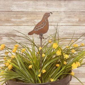 Universal Ironworks Inc – Quail southwest Garden Plant Stake