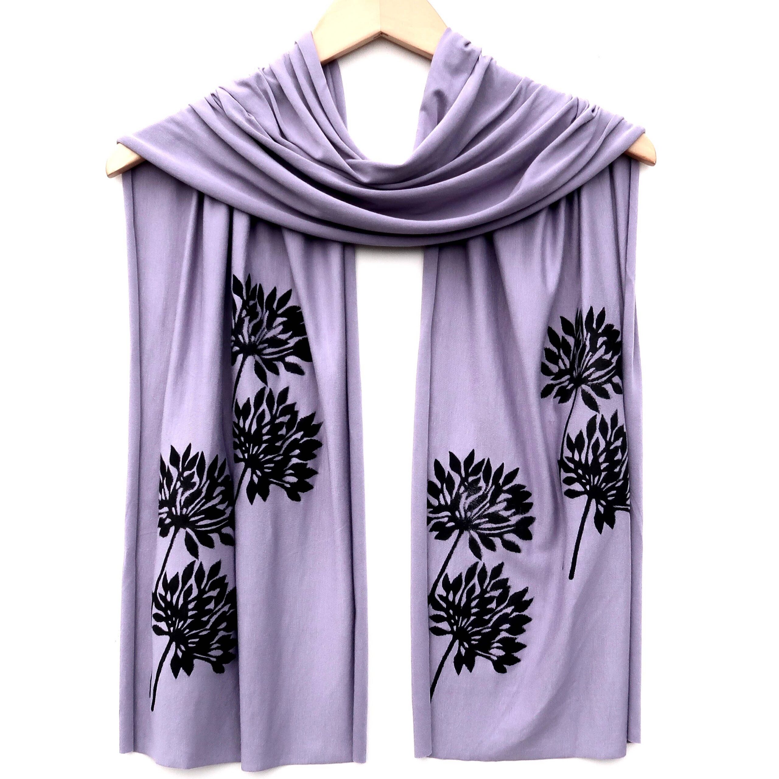 Windsparrow Studio - Botanical Scarf Collection (black ink)