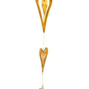 Universal Ironworks Inc – Heart Triple Mobile Garden Decor