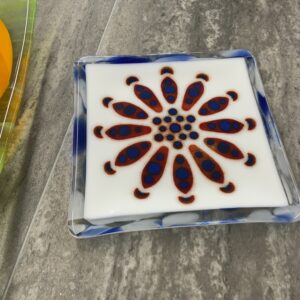 JSG-Red/White/Blue Dish
