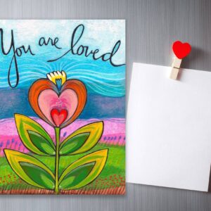 Lori Portka – Happiness Through Art – You Are Loved Magnet
