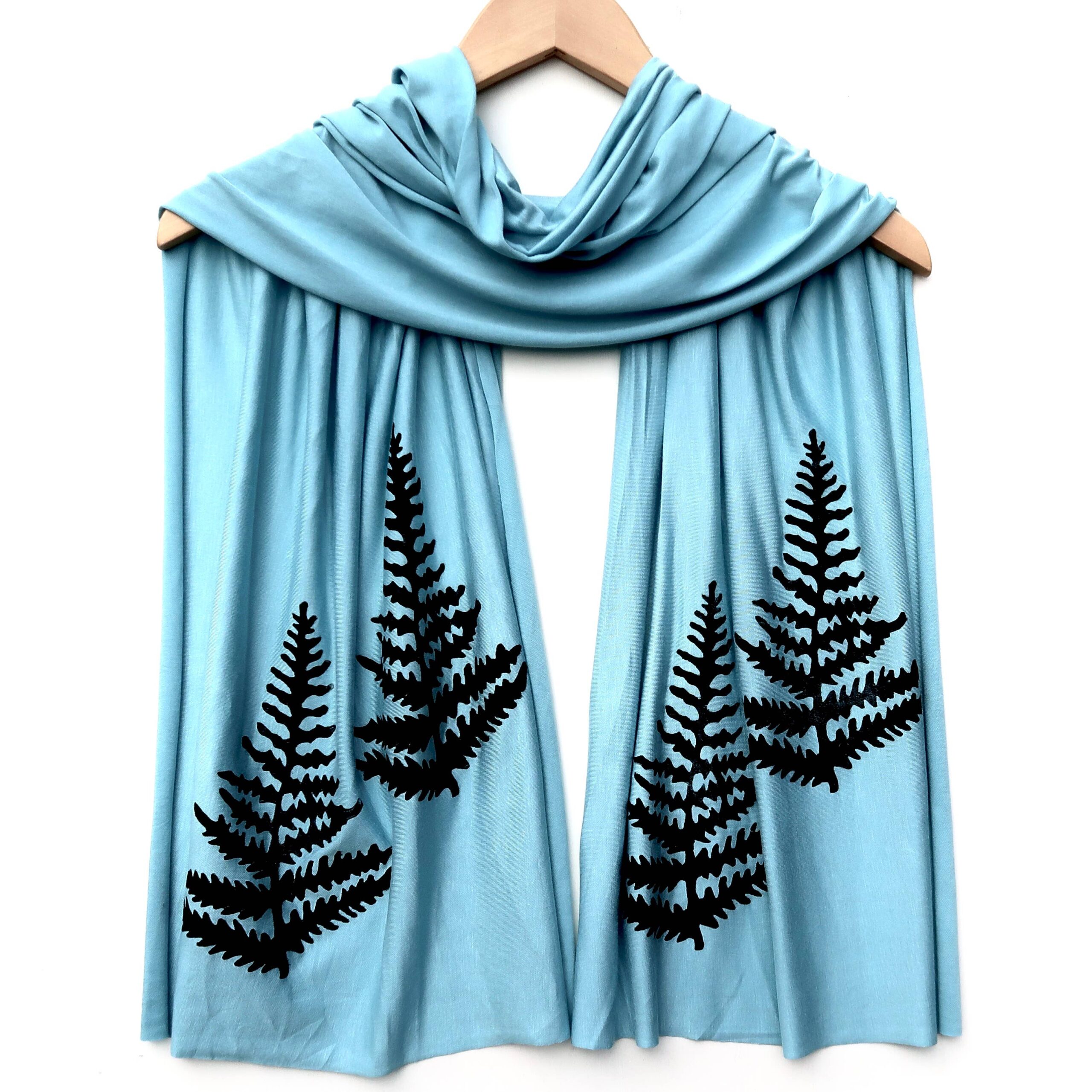 Windsparrow Studio - Botanical Scarf Collection (black ink)