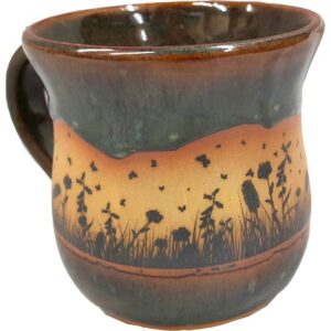 Always Azul Pottery – Butterflyscape 14 Oz. Mug