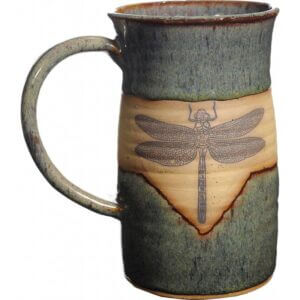 Always Azul Pottery – Dragonfly 28 Oz. Tankard