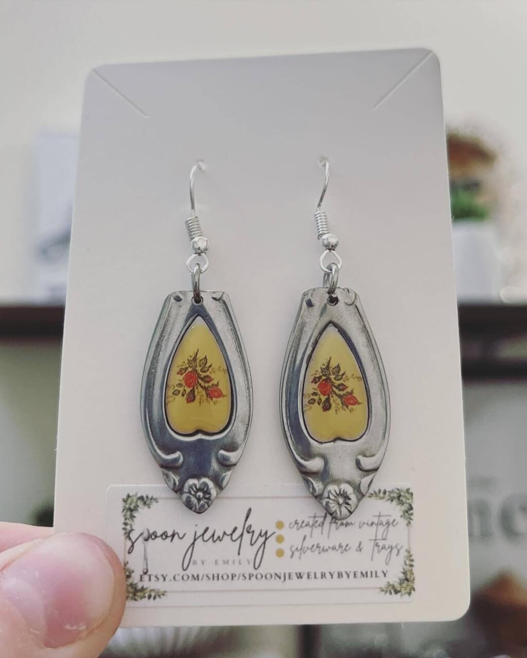 Spoon Jewelry 70's Spoon Earrings