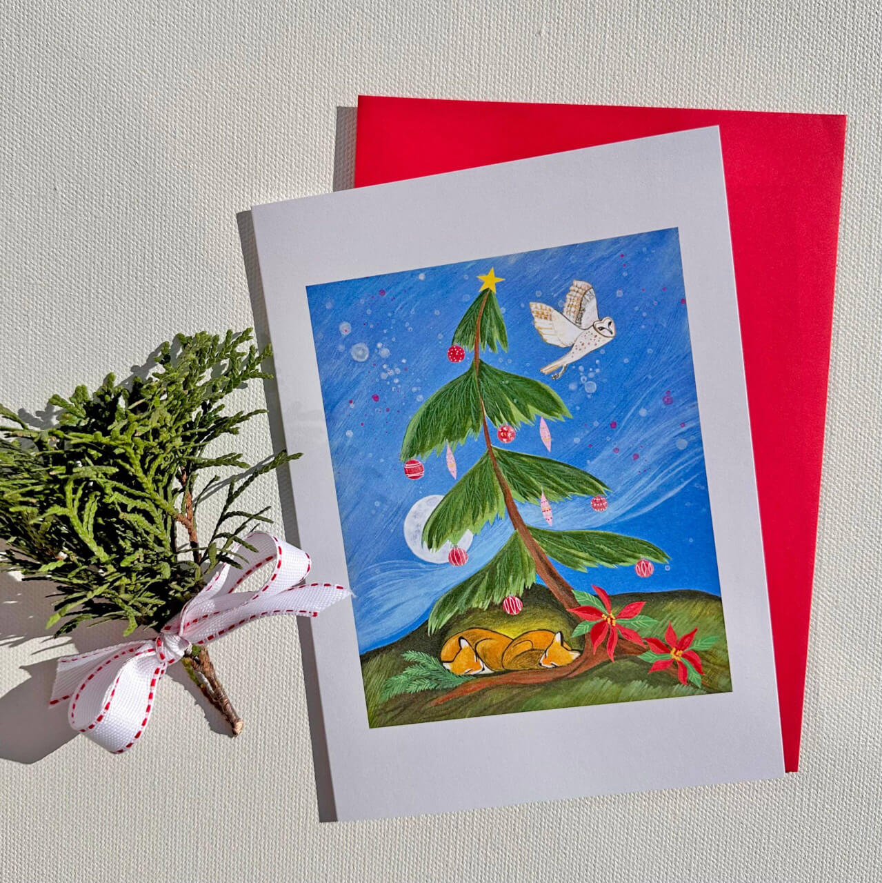 Night Before Christmas Holiday Card