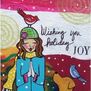 Lori Portka – Happiness Through Art – Holiday Joy Greeting Card