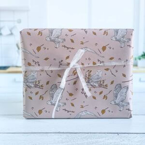 Corvidae Snowy Owl Gift Wrap