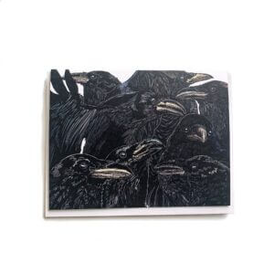 Corvidae Raven Notecard