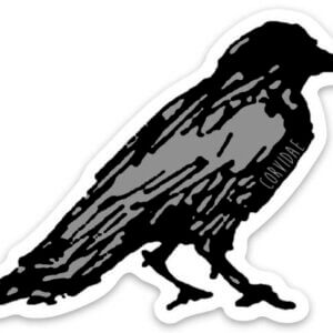 Corvidae Crow Sticker
