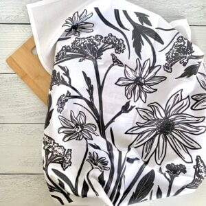 Corvidae Arnica & Cow Parsnip Wildflower Tea Towel