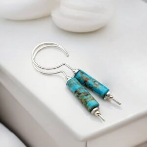 Bijou by SAM Sterling Silver & Turquoise Jasper Earring