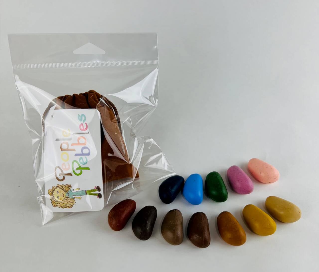 Crayon Rocks People Pebbles-Colors of All People. New Packaging