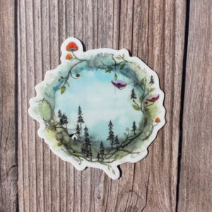 Melissa Moss Art – Another day in paradise – sticker