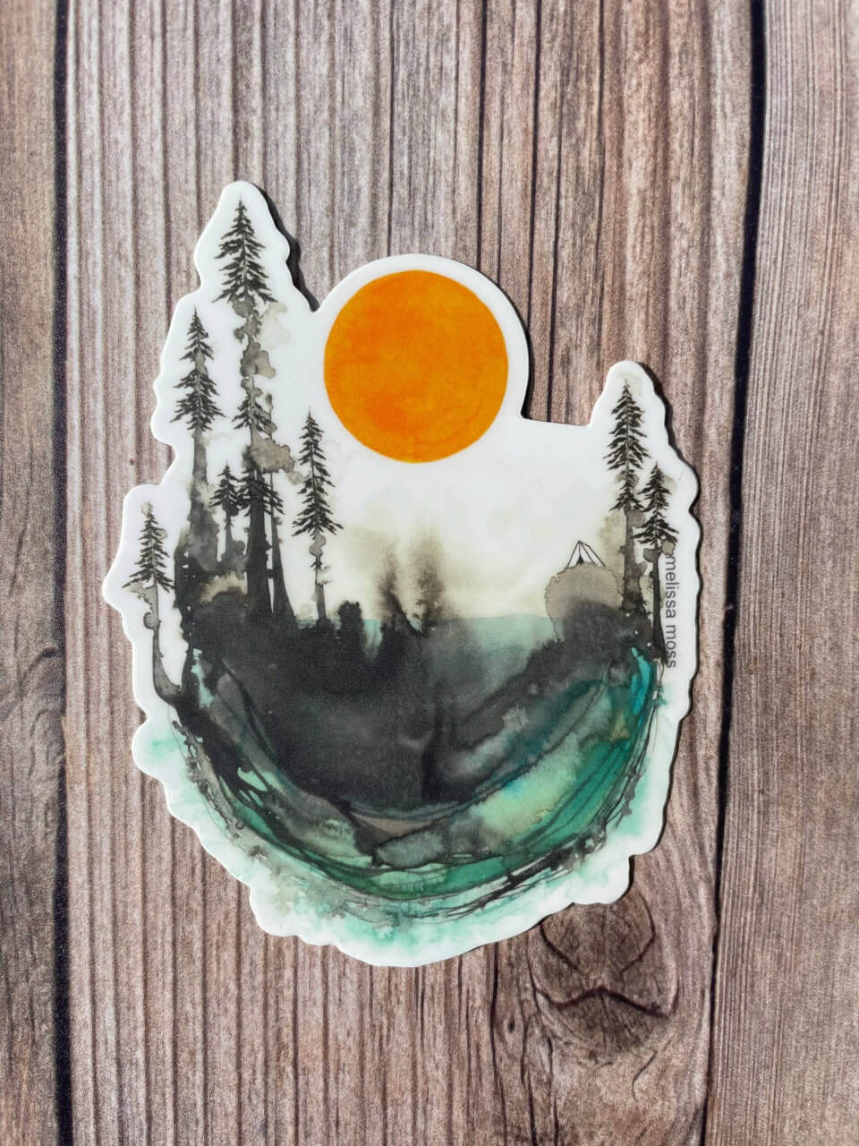 Melissa Moss Art - Cheering up - Sticker