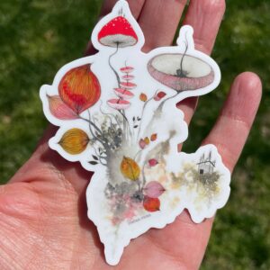 Melissa Moss Art – Our Strange & Beautiful Life – Sticker