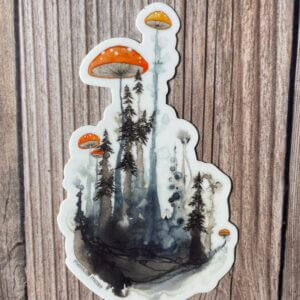 Melissa Moss Art – Wild and crazy life – Sticker