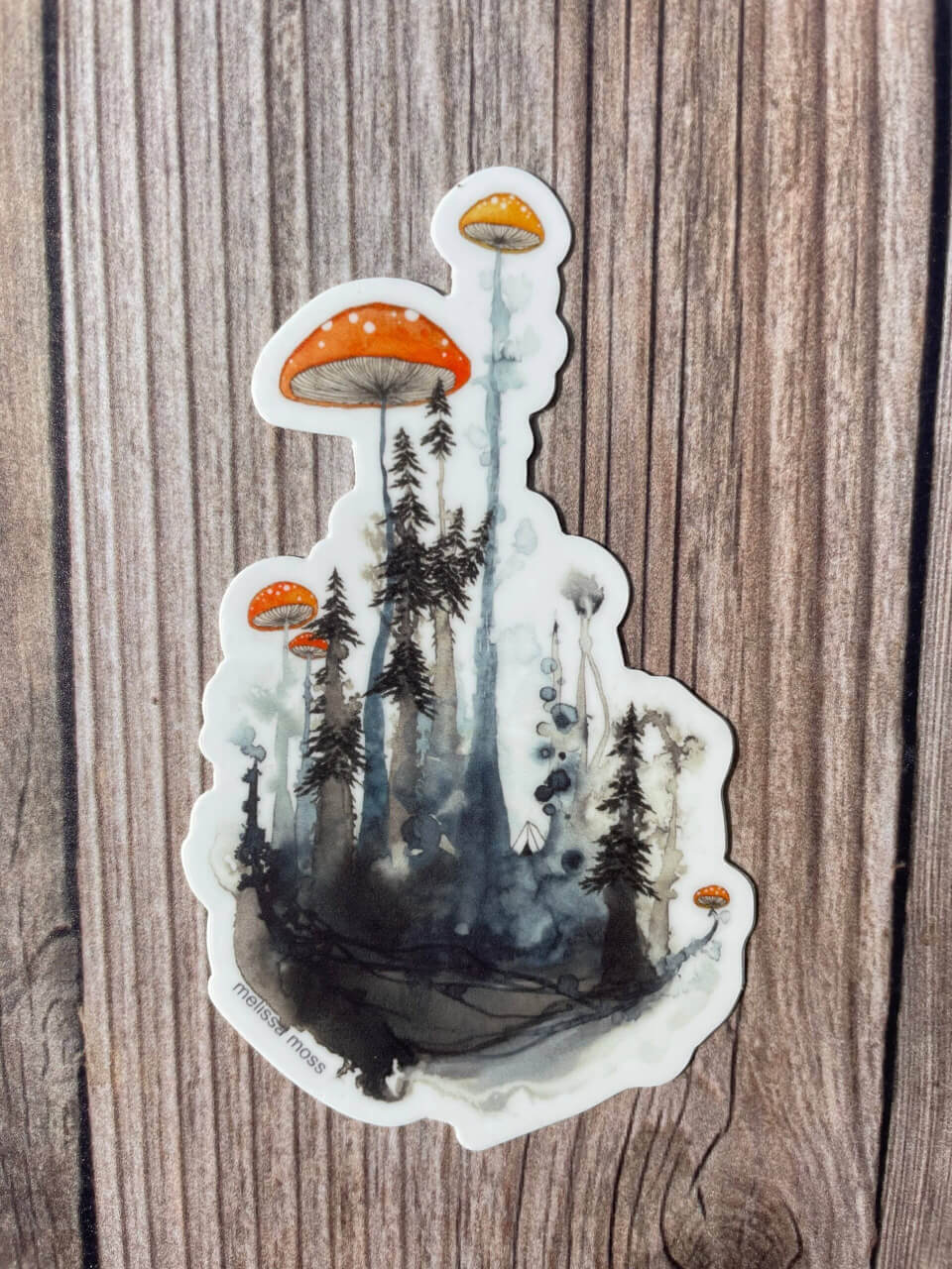 Melissa Moss Art - Wild and crazy life - Sticker