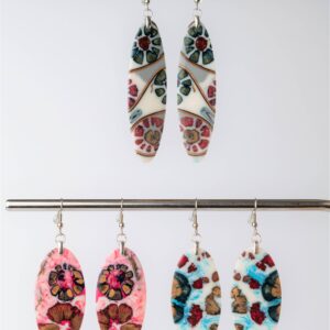 Forest Life Creations – Cholla Cactus / Resin Earrings