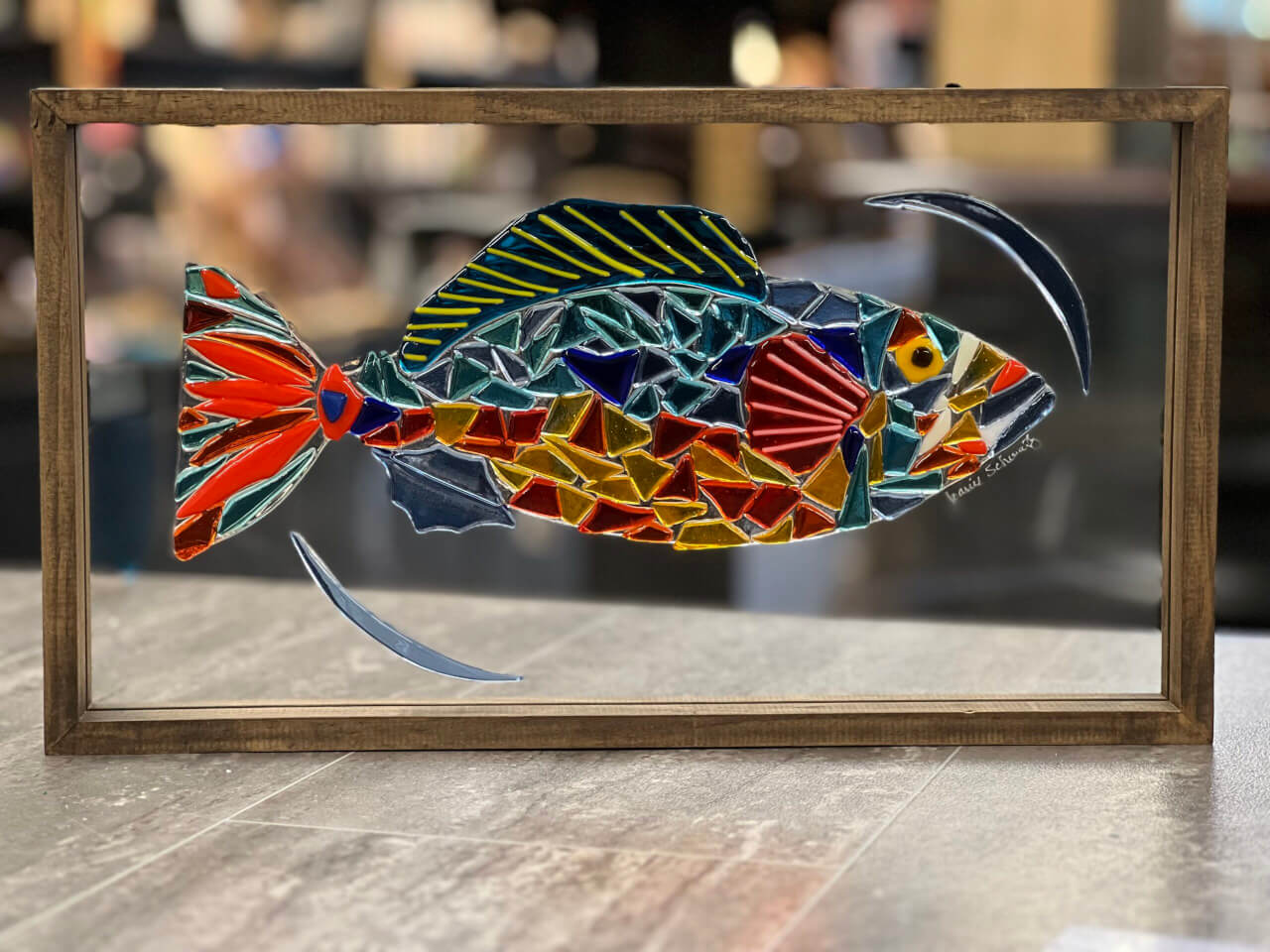JSG - Fish Framed