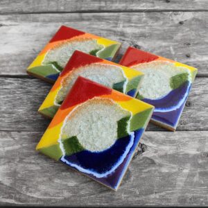 Dock 6 Pottery -Pride Coaster