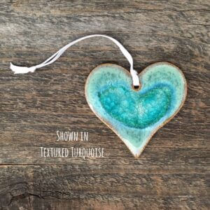 Dock 6 Pottery – Heart Ornament –