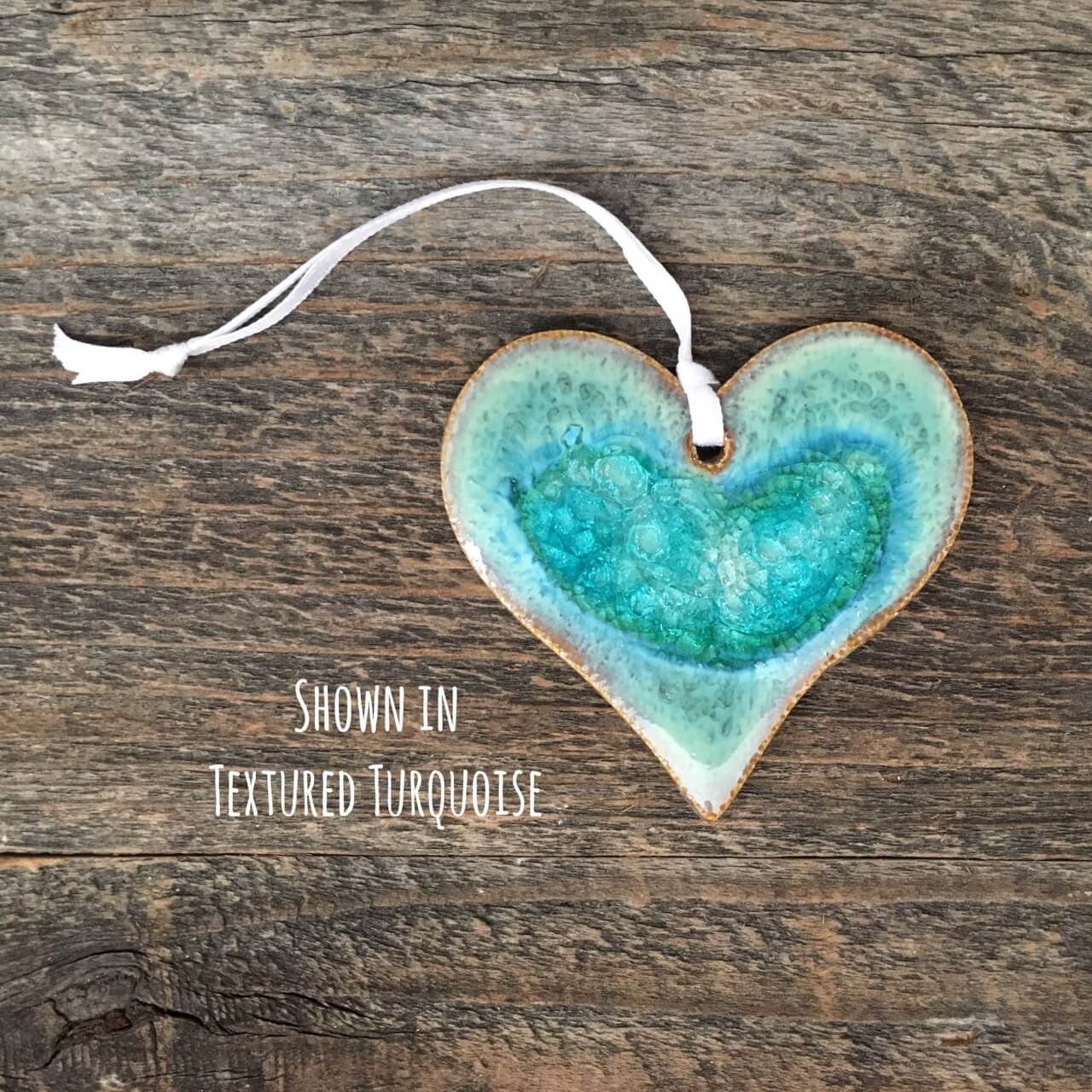 Dock 6 Pottery - Heart Ornament -