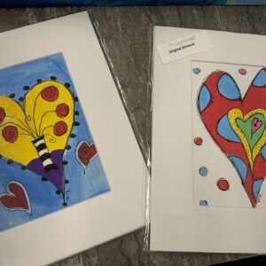 Terry MacDonald Original Art-Hearts