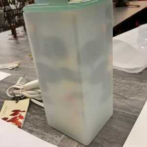 Luminaire Square Glass Lamp