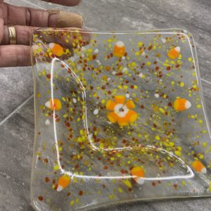 JSG Candy Corn Dish
