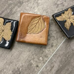 Ceramic Leaf Magnet