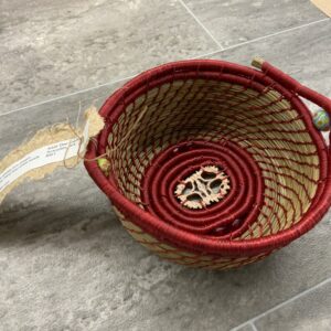 Dee Caldwell-Red Pine Needle Basket