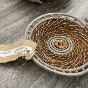 Dee Caldwell-Grey Pine Needle Basket