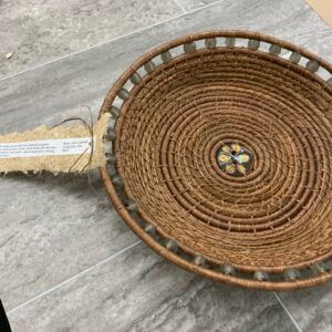 Dee Caldwell-Wild Clay Sterling Pine Needle Baskeet