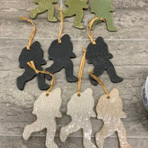 Ceramic Sasquatch Ornament