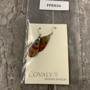 Covaly Flame Sm Teardrop Earrings