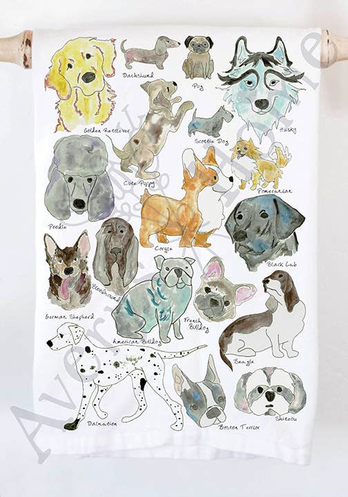 Avery's Home - Dog Breed Kitchen Towel