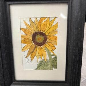 Beth Smith Watercolor Original Sunflower