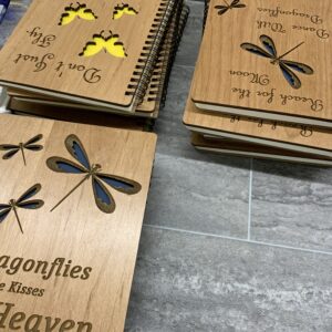 Zigzag Wooden Notebook