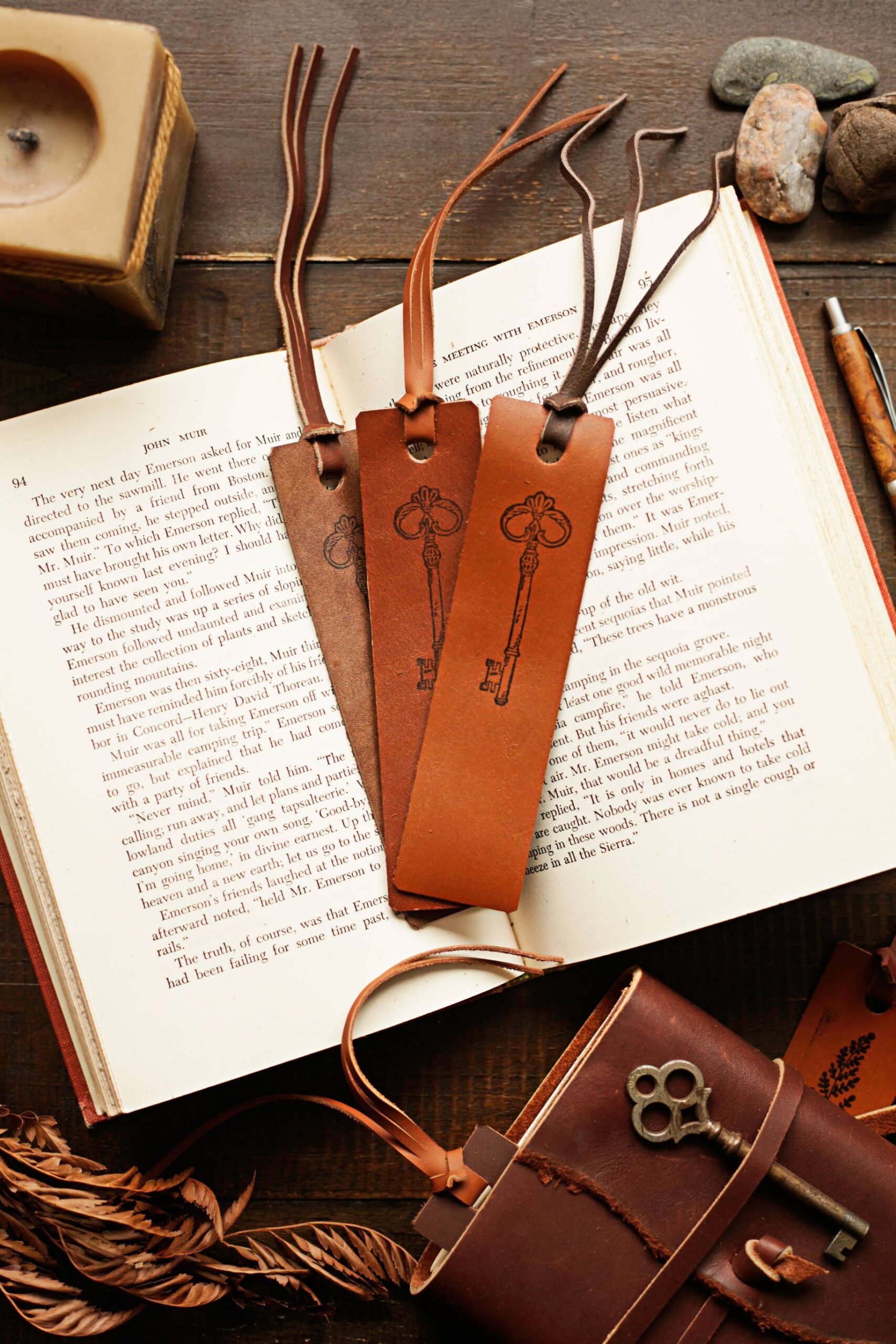 Wayfaring Goods - Leather Bookmark