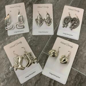 Vintage Sterling Silver Earrings