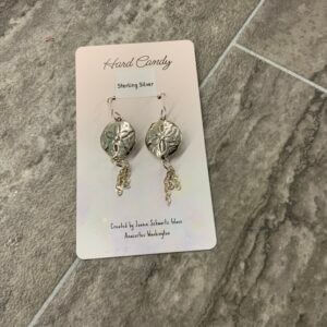 Sterling Silver Sea Biscuit Earrings