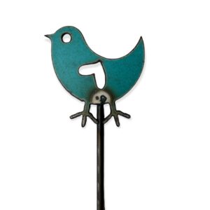 Whimsies – Bird garden stake cute plant stakes gardener nature lover
